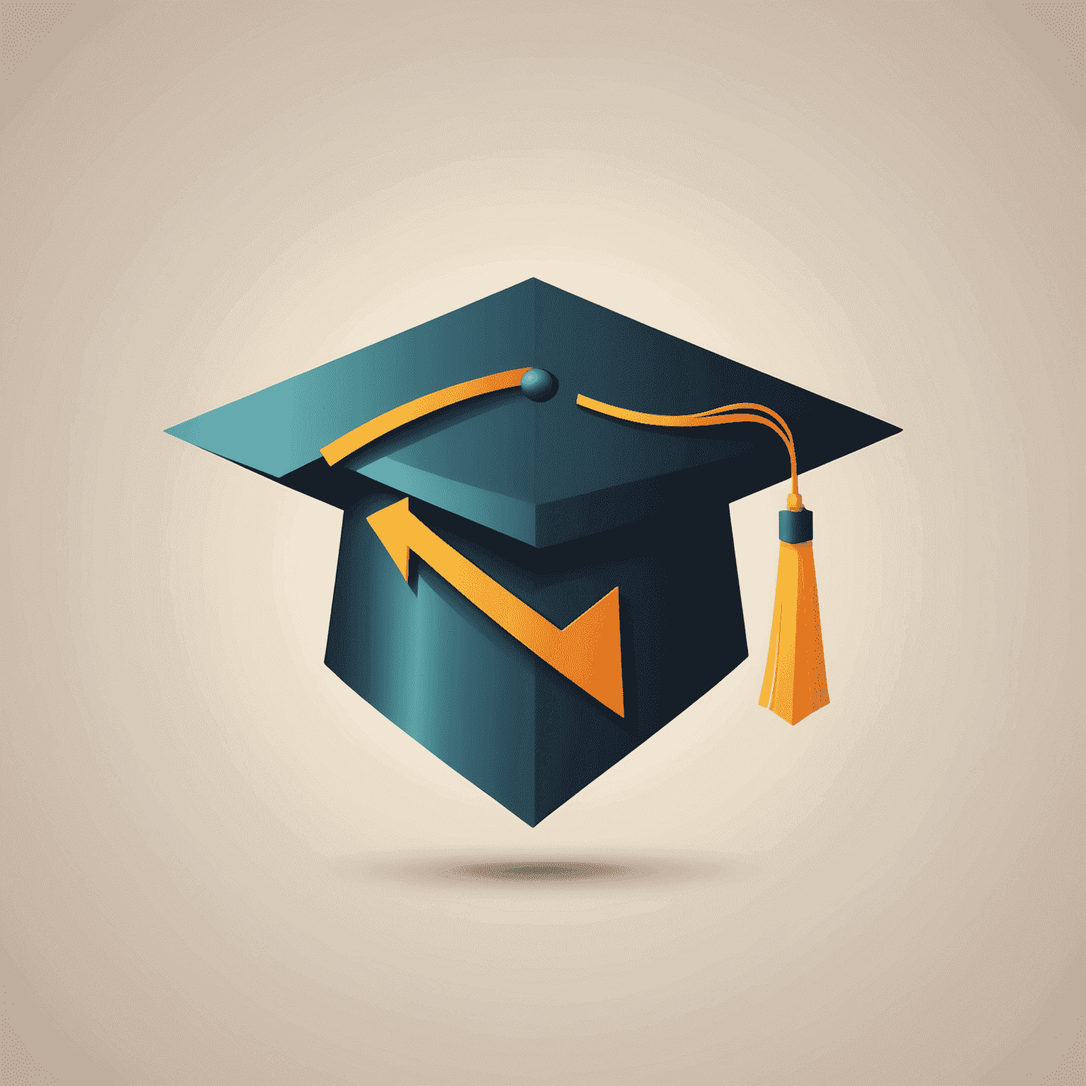SkillBoost Logo - A modern, sleek design featuring a graduation cap icon merged with an upward arrow, symbolizing career growth and education
